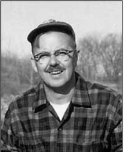 Outdoor portrait of Brian Glenister from 1964