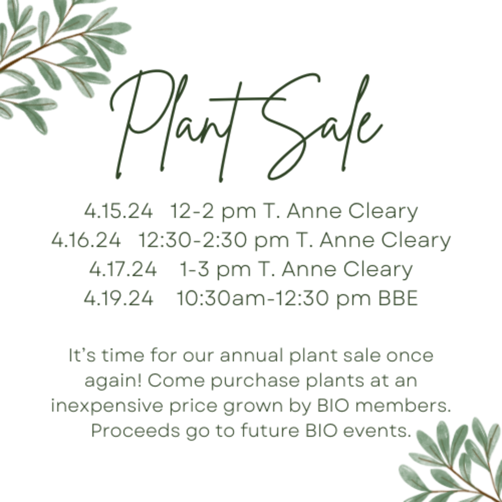 BIO Plant Sale promotional image