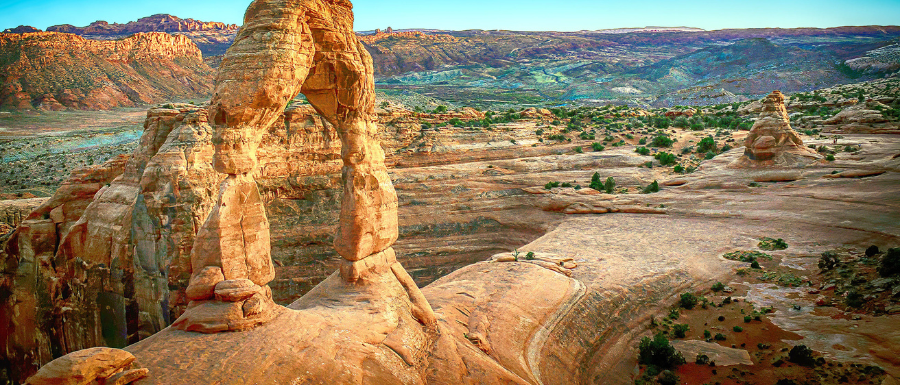 Geological rock formation found in the southwest United States
